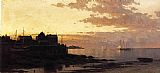 Alfred Thompson Bricher Sunset over the Bay painting
